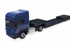 C4D模型大卡车板车重汽图片