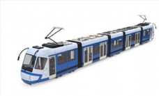 C4D模型电车动车高铁火车图片