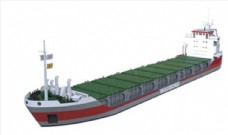 C4D模型军舰图片
