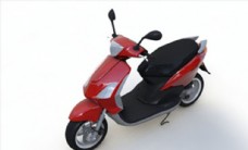 C4D模型摩托车电动车图片