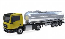 C4D模型油罐车图片