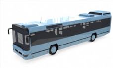 C4D模型公交巴士图片