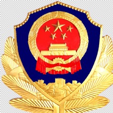PPT图标警徽图片
