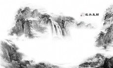水墨中国风山水画图片