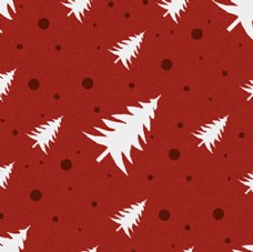 红色圣诞树图片