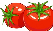 蔬菜手绘矢量西红柿图片