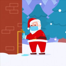 促销广告卡通圣诞老人图片