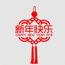 新年中国结素材图片