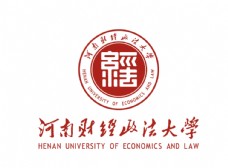 河南财经政法大学校徽标志图片