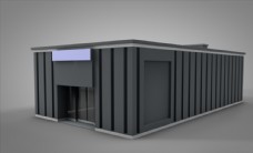 C4D模型集装箱工厂图片