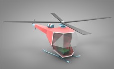 其他设计C4D模型直升机图片