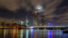 城市夜景景观摄影图片