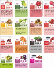 樱桃店水果标签图片