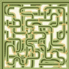 数码迷宫方巾图片
