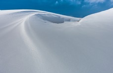 木材雪景图片