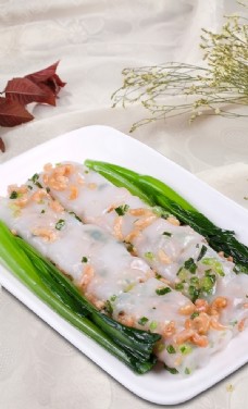 美食展板广东肠粉图片