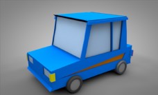 C4D模型小汽车小轿车图片