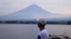 度假日本富士山图片