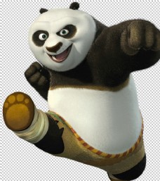 png抠图功夫熊猫图片