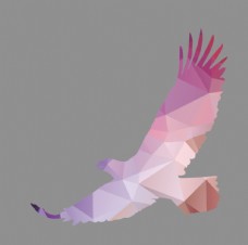 雄鹰展翅抽象鹰图片