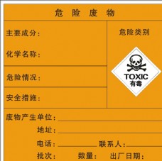 企业LOGO标志危险废物标志有毒危险图片