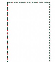 条框彩色圣诞节条纹边框图片