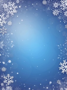 雪景冬季雪花背景素材图片
