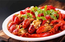 传统美食麻辣小龙虾图片