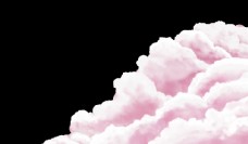 粉色云层图片
