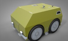 C4D模型装甲车坦克图片
