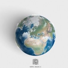 景观设计地球各大洲高清模型图片