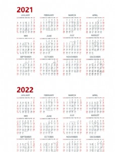 其他设计20212022日历台历图片