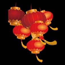 中国新年元旦灯笼中秋国庆新年春节灯笼图片