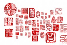 中国风设计印章图片