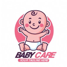 小清新创意宝宝logo图片