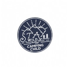 远山复古logo标签图片