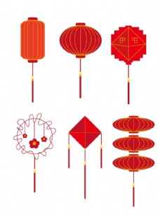 中国风设计矢量灯笼图片