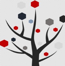 科技创意创意智慧树科技树PNG素材图片