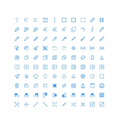 100个设计UI图标图片