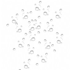 水珠素材卡通装饰小气泡元素图片