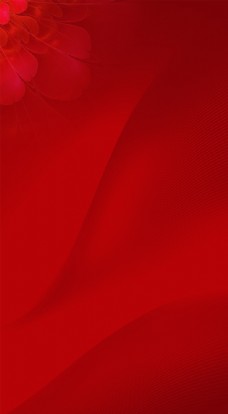 红色花朵红色质感背景图片