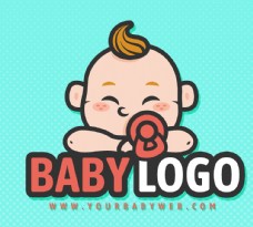 外国字体创意宝宝logo图片