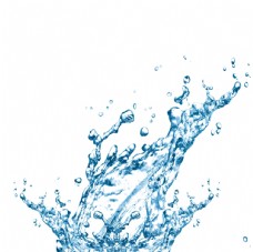 蓝色水波水纹元素图片