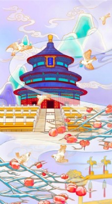 中国风设计宝塔图片