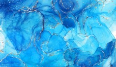 蓝色抽象流体背景图片