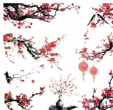 中国风设计梅花图片