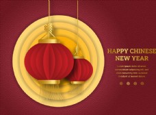 其他设计中国新年背景图片