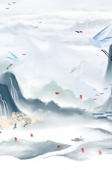 风景中国风背景图片