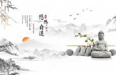中文模版中国风背景图片