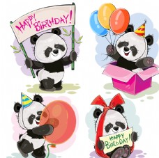 猫卡通卡通动物熊猫图片